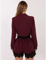 IT SN šortky FL9965.88 tmavo červená IT SN šortky FL9965.88 tmavo červená