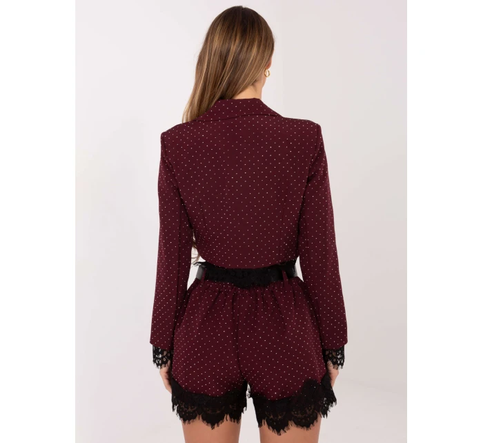 IT SN šortky FL9965.88 tmavo červená IT SN šortky FL9965.88 tmavo červená