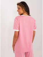 Blúzka LK BZ 509610.42 ružová Blúzka LK BZ 509610.42 ružová