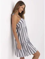 Šaty LK SK 507684.14 tmavo modrá a biela