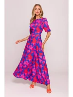 model 21136092 Maxi šaty s otevřenými zády model 2 - Moe model 21136092 Maxi šaty s otevřenými zády model 2 - Moe