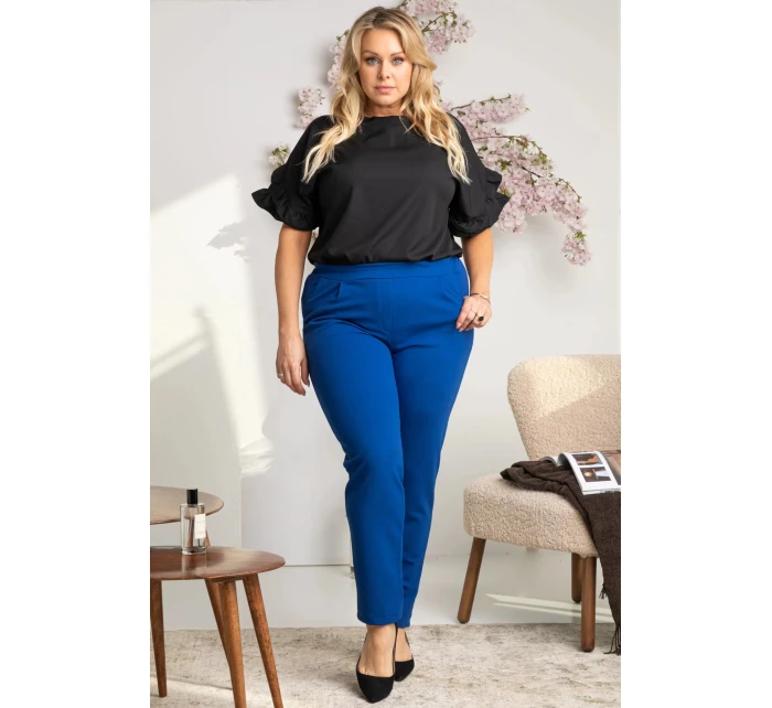 Dámske nohavice Z726 Kr. modrá - Karko Dámske nohavice Z726 Kr. modrá - Karko