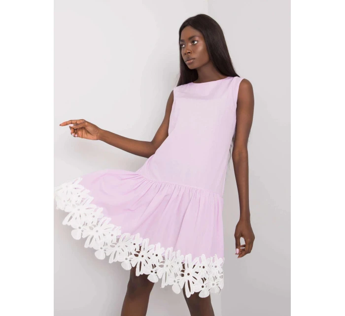 Dámské šaty model 18619349 světle fialová - FPrice
