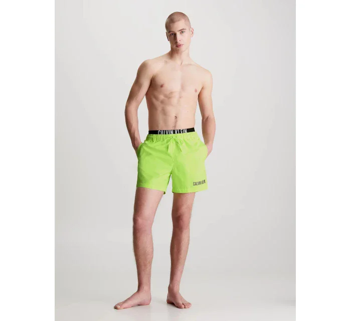 Pánske plavky MEDIUM DOUBLE WB KM0KM00992 M0T Non-New Yellow - Calvin Klein