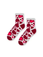 Dámské ponožky model 14559108 Srdce - Steven Dámské ponožky model 14559108 Srdce - Steven