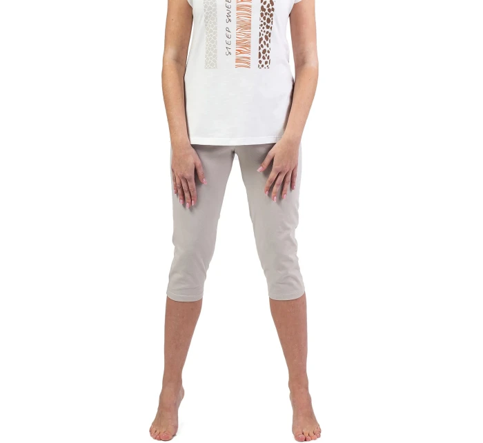 Dámské pyžamo model 21081347 beige - Regina