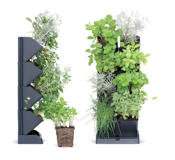 VERTIKÁLNE ZÁHRADNÉ KVETY STOJACÉ ANTHRACITE detské