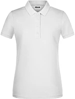 Dámské piqué polo z bio bavlny 02. white model 22534193 - Daiber Dámské piqué polo z bio bavlny 02. white model 22534193 - Daiber