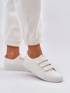 Nízké Tenisky Na Suchý Zip Bílé model 21684221 - Boto