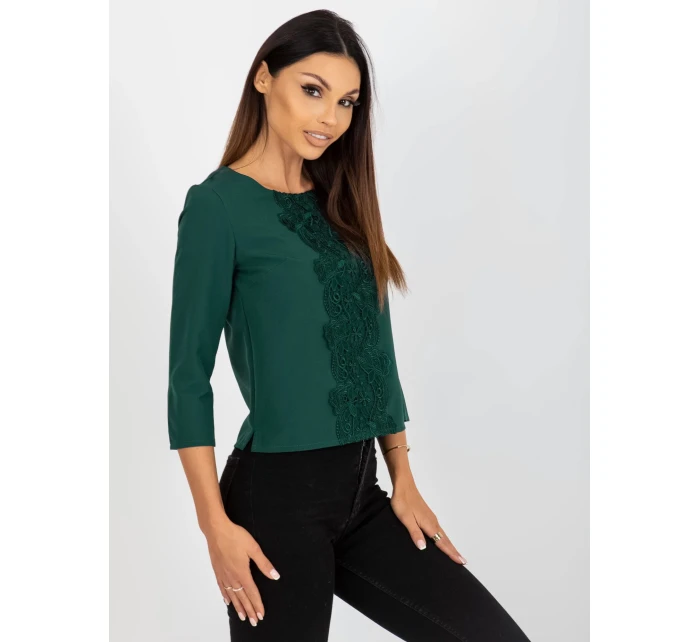 Blúzka LK BZ 506522.07 tmavo zelená