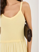 Šaty MI SK 22586.62 svetložltá Šaty MI SK 22586.62 svetložltá