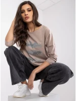 Halenka RV BZ model 17081565 tmavě lila - FPrice Halenka RV BZ model 17081565 tmavě lila - FPrice