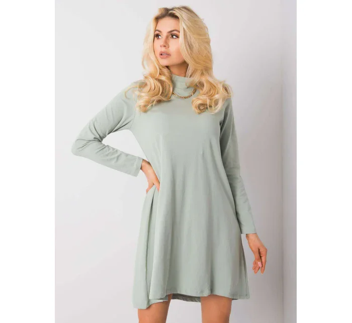 Šaty RV SK model 18020466 světle zelená - FPrice Šaty RV SK model 18020466 světle zelená - FPrice