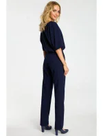 Kombinéza s rukávem tmavě modrá model 18001693 - Moe Kombinéza s rukávem tmavě modrá model 18001693 - Moe