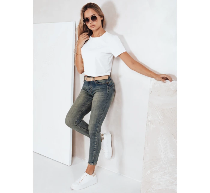 Dámske modré push up džínsy FashionStreet UY2827