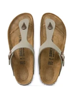 Birkenstock dámske úzke žabky Gizeh Stone Birko-Flor sivé (0043393)