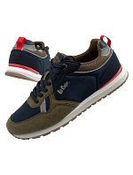 sportovní obuv pánské tenisky módní pohodlné model 22072308 námořnická modrá khaki - Lee Cooper