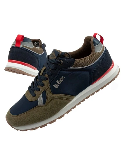 Lee Cooper športové topánky pánske tenisky módne pohodlné odolné námornícka modrá khaki Lee Cooper športové topánky pánske tenisky módne pohodlné odolné námornícka modrá khaki