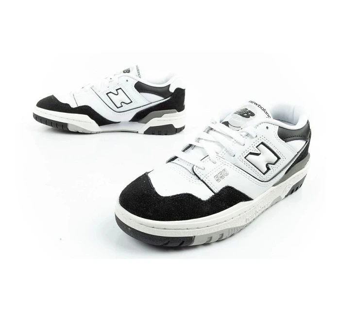 Nová rovnováha 550 Športová obuv Mládež kožené tenisky Móda čierna biela deti