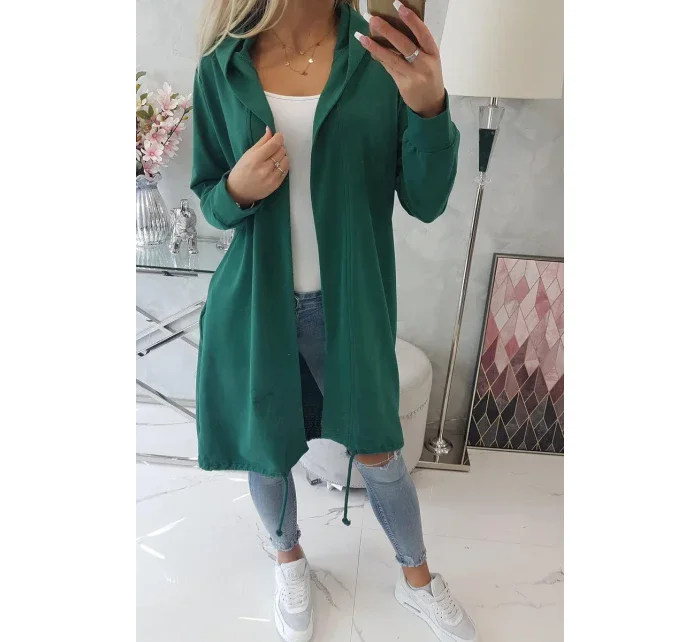 Zelená bunda s potiskem Zelená bunda s potiskem