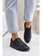 Dámske zateplené tenisky Big Star Black