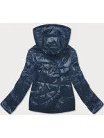 dámská bunda s barevnou kapucí model 16148894 - BH FOREVER dámská bunda s barevnou kapucí model 16148894 - BH FOREVER