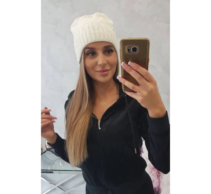 Dámska čiapka Irmina K333 ecru Dámska čiapka Irmina K333 ecru