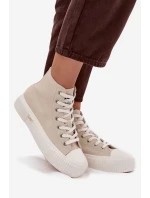 Dámské tenisky Na platformě model 21714392 ISLA WOMEN MID Béžové - Lee