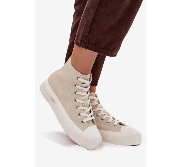 Dámské tenisky Na platformě model 21714392 ISLA WOMEN MID Béžové - Lee