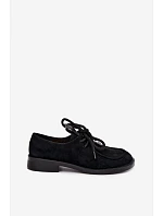 Dámské barefoot polobotky z přírodní semiše model 22356081 černé - D&A