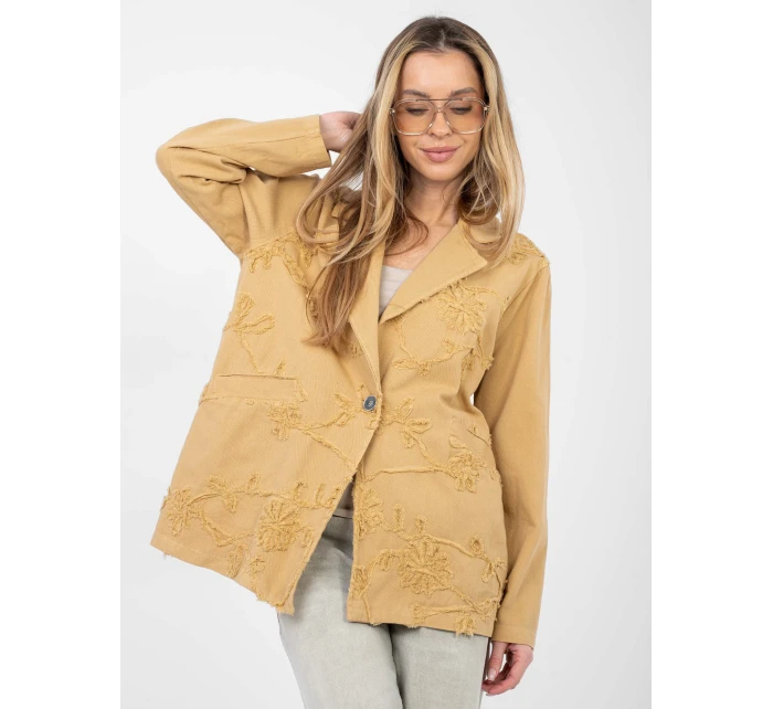 Marynarka IT MA model 21934268 camelowy - FPrice