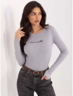 Blúzka WT BZ A1134.13 svetlosivá