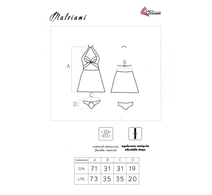 Odvážna košieľka Malviami - LivCo Corsetti Odvážna košieľka Malviami - LivCo Corsetti