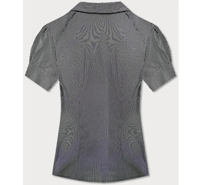 Tmavě modrá halenka s límečkem model 18493739 - Forget me not FASHION Tmavě modrá halenka s límečkem model 18493739 - Forget me not FASHION