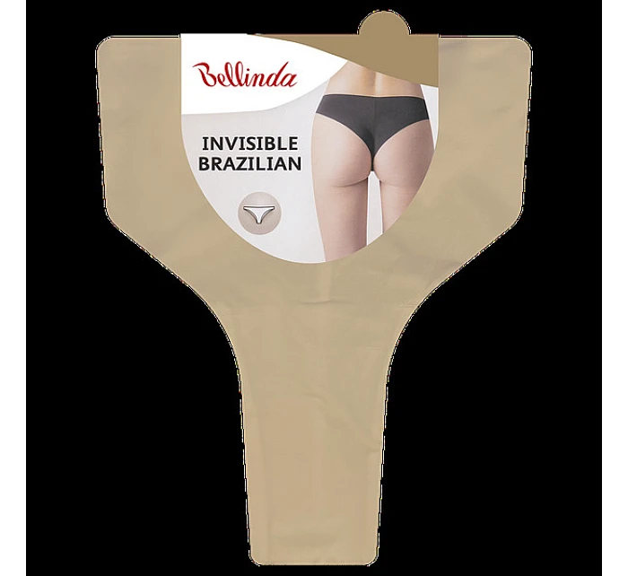 Dámske bezšvové nohavičky INVISIBLE BRAZILIAN - BELLINDA - nude