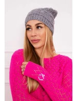 Fleecová čiapka Marta K231 tmavo šedá Fleecová čiapka Marta K231 tmavo šedá