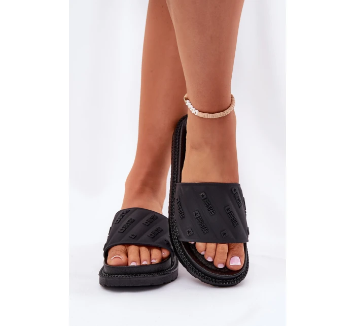Dámské Pantofle Na Platformě Big Star model 21694565 Černé - Big Star Shoes Dámské Pantofle Na Platformě Big Star model 21694565 Černé - Big Star Shoes