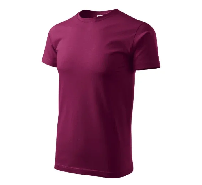 Basic tričko pánské fuchsiová Basic tričko pánské fuchsiová