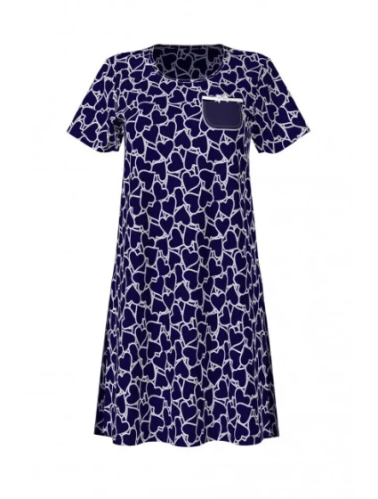 Dámská noční košile model 15514727 modrá - Vamp Dámská noční košile model 15514727 modrá - Vamp