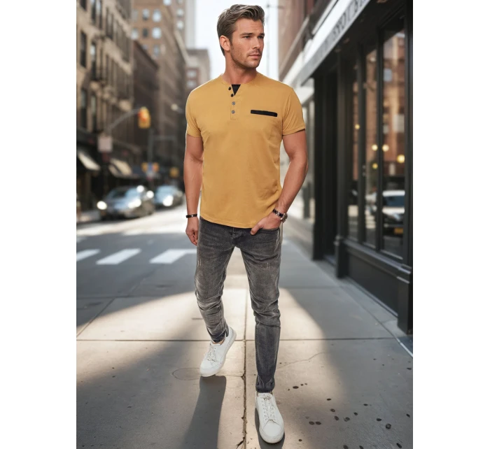 Pánske polo tričko ala khaki FashionStreet RX5632