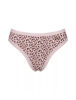 SLOGGI GO CRUSH - 3× vysoko strihané tangá z organickej bavlny Sloggi
