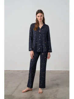 Vamp - Dvojdielne dámske pyžamo - Celeste 17063 - Vamp