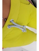 Farebná pruhovaná sada kiwi+biela