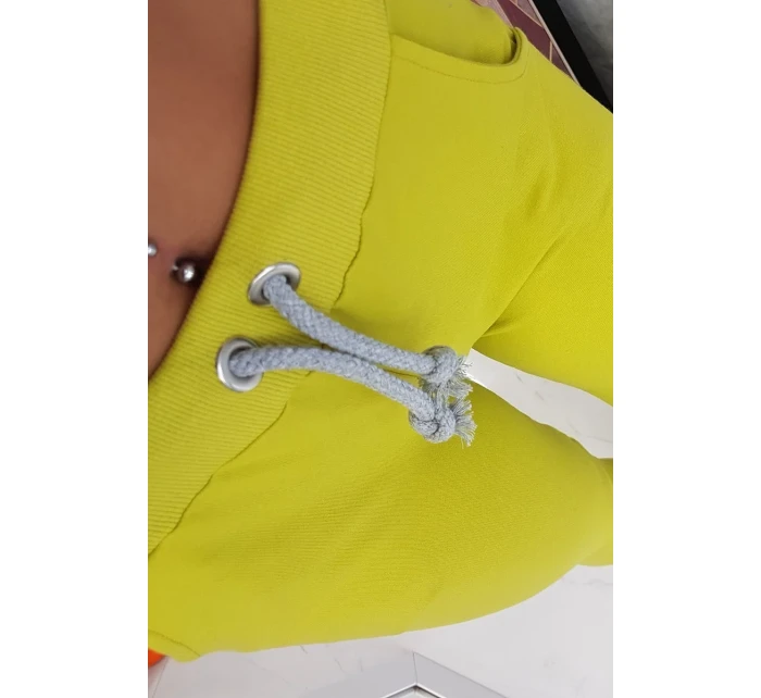 Farebná pruhovaná sada kiwi+biela