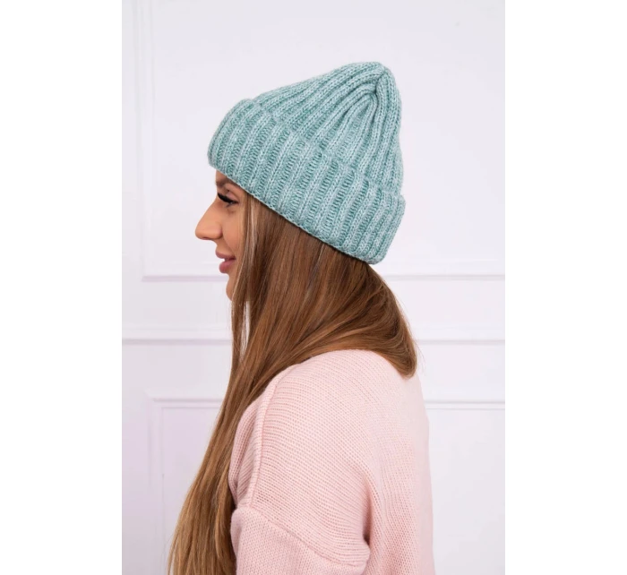 Magda K293 tmavá mätová čiapka s okrajom Magda K293 tmavá mätová čiapka s okrajom