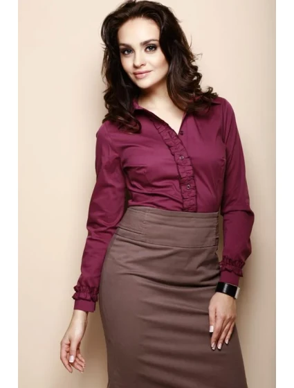 Košeľa Ofelia Mod. 68 baklažán - Figl