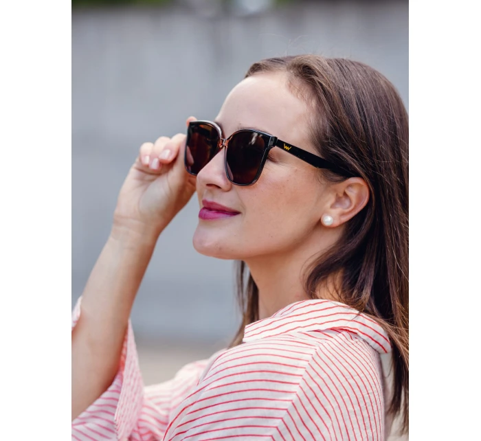 Dámske slnečné okuliare Vuch Trisha Vertical Brown