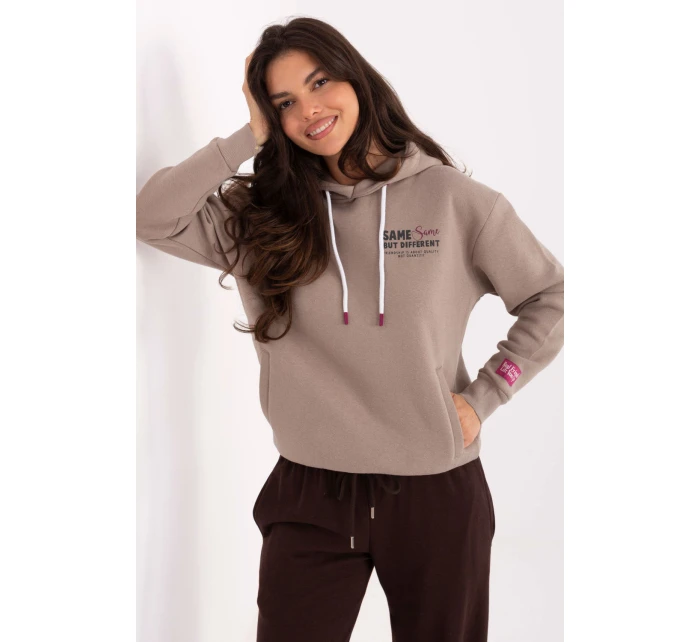 Mikina s kapucňou model 218213 Podúroveň