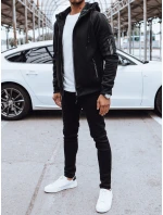 Pánská rozepínací zateplená mikina černá Dstreet model 21970397 - FashionStreet