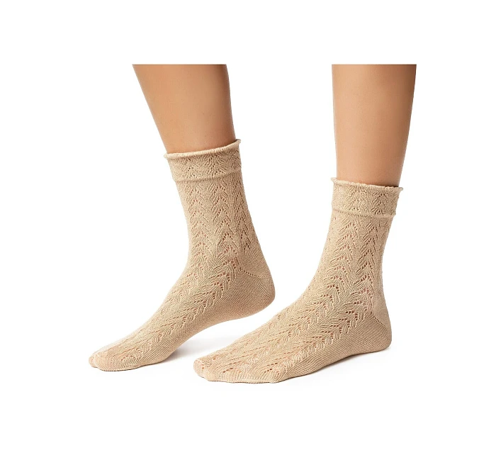 Ponožky model 22021274 Ažurové 3540 - Steven